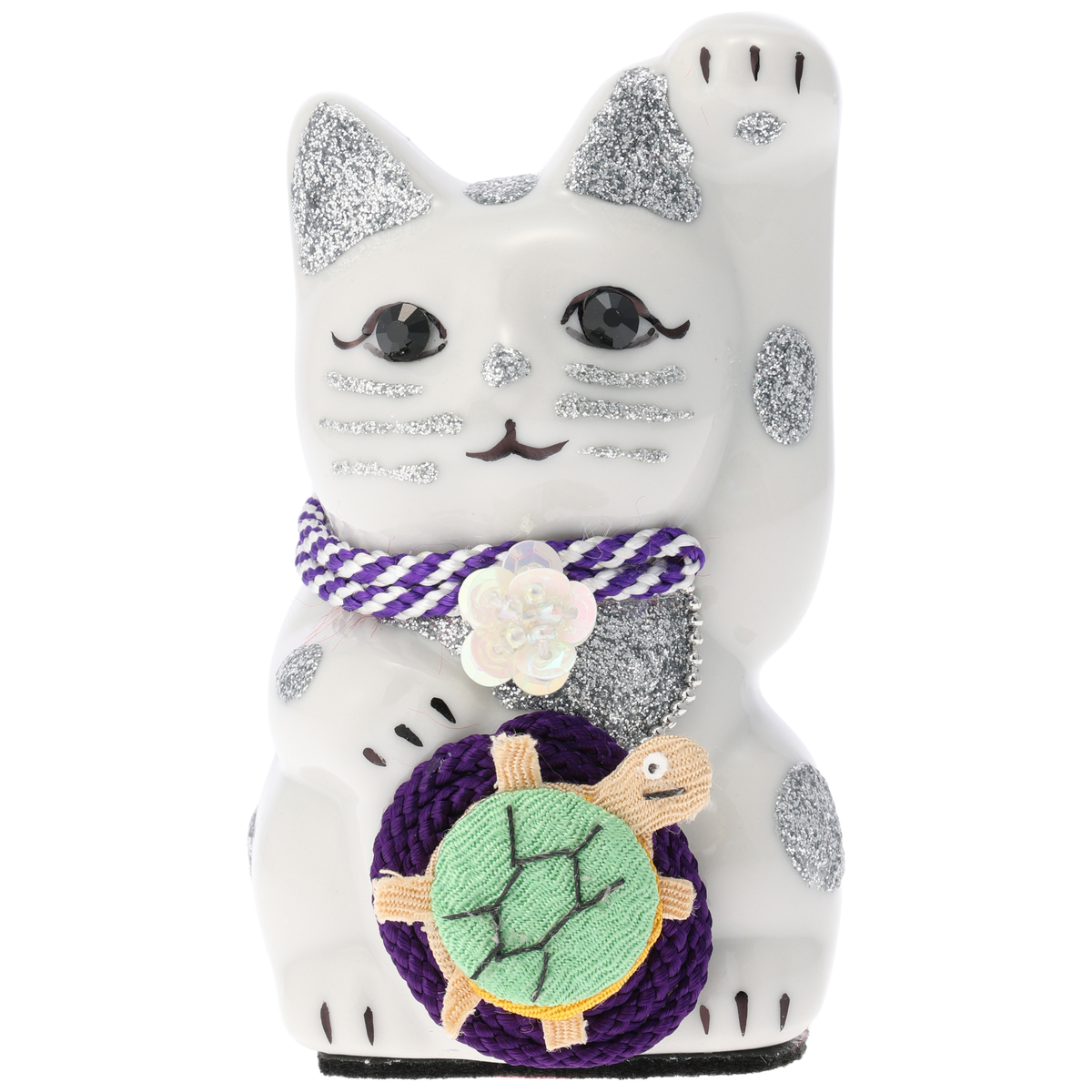 「ご縁猫」かぜとゆきオリジナル 縁起物ペア 鶴と亀